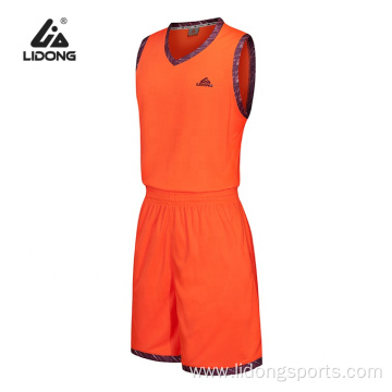 Wholesale School Basketball Uniform Set Basketball Jerseys